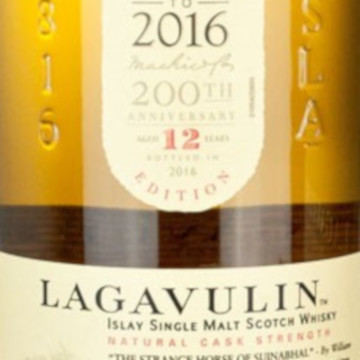 Lagavulin 200th Anniversary Cask Strength Edition, 2016, 16yo.