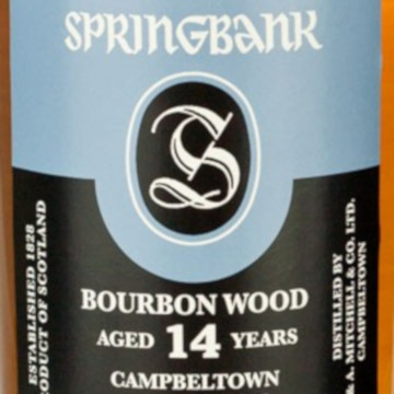 Springbank Bourbon Cask, 2002/2017, 14yo., close-up